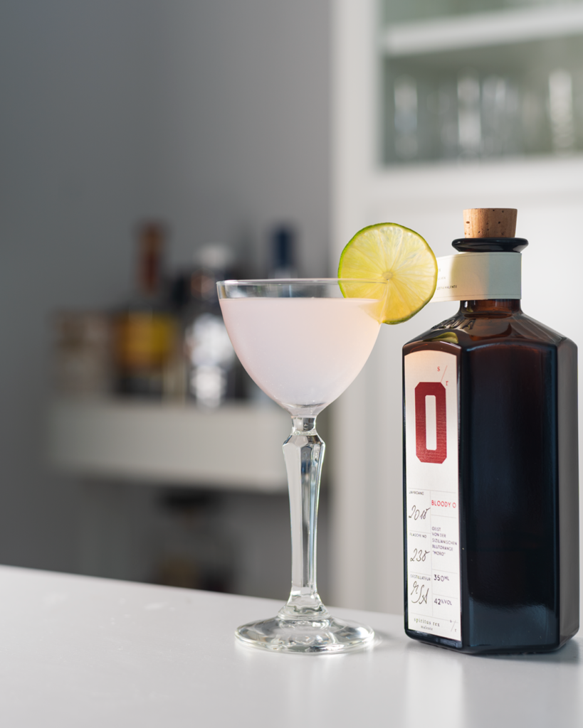 One Bottle, One Drink Blood Orange Gimlet AugustineBar